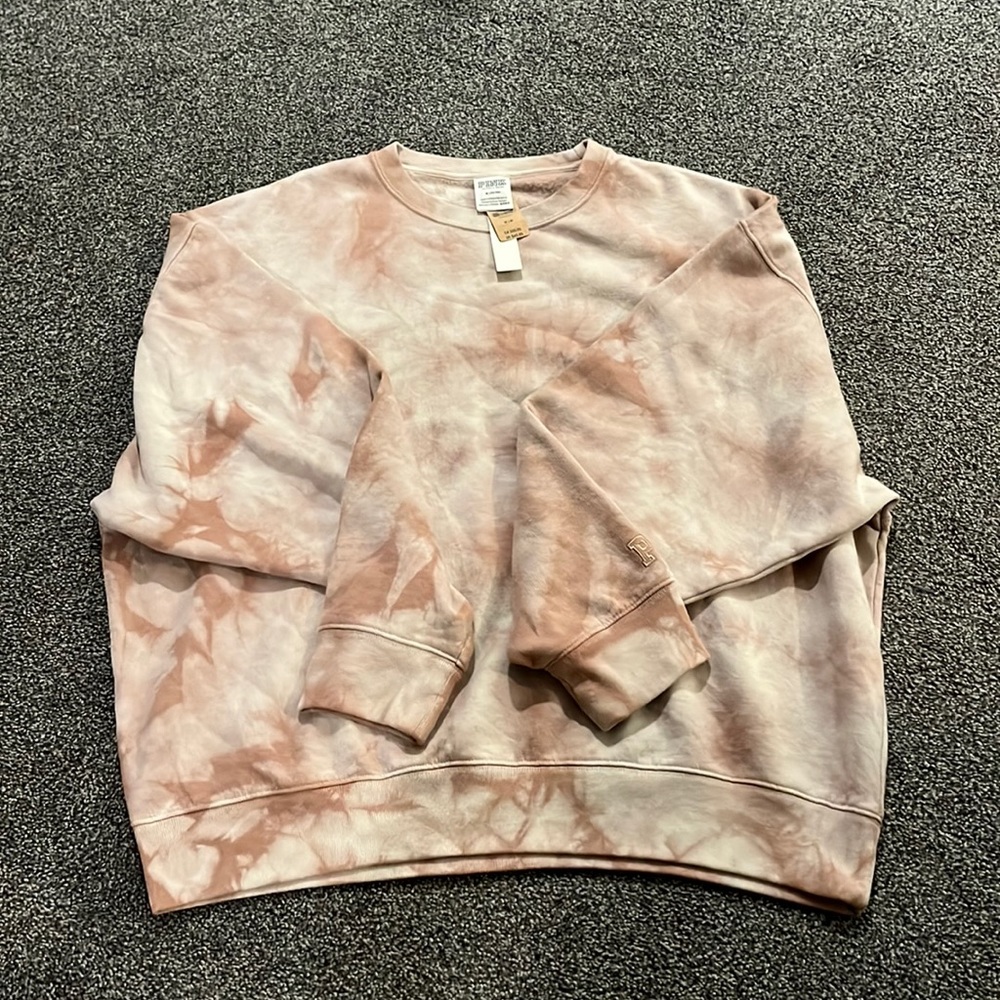 Pink Victoria’s Secret Campus Sweatshirt (M) FINAL SALE